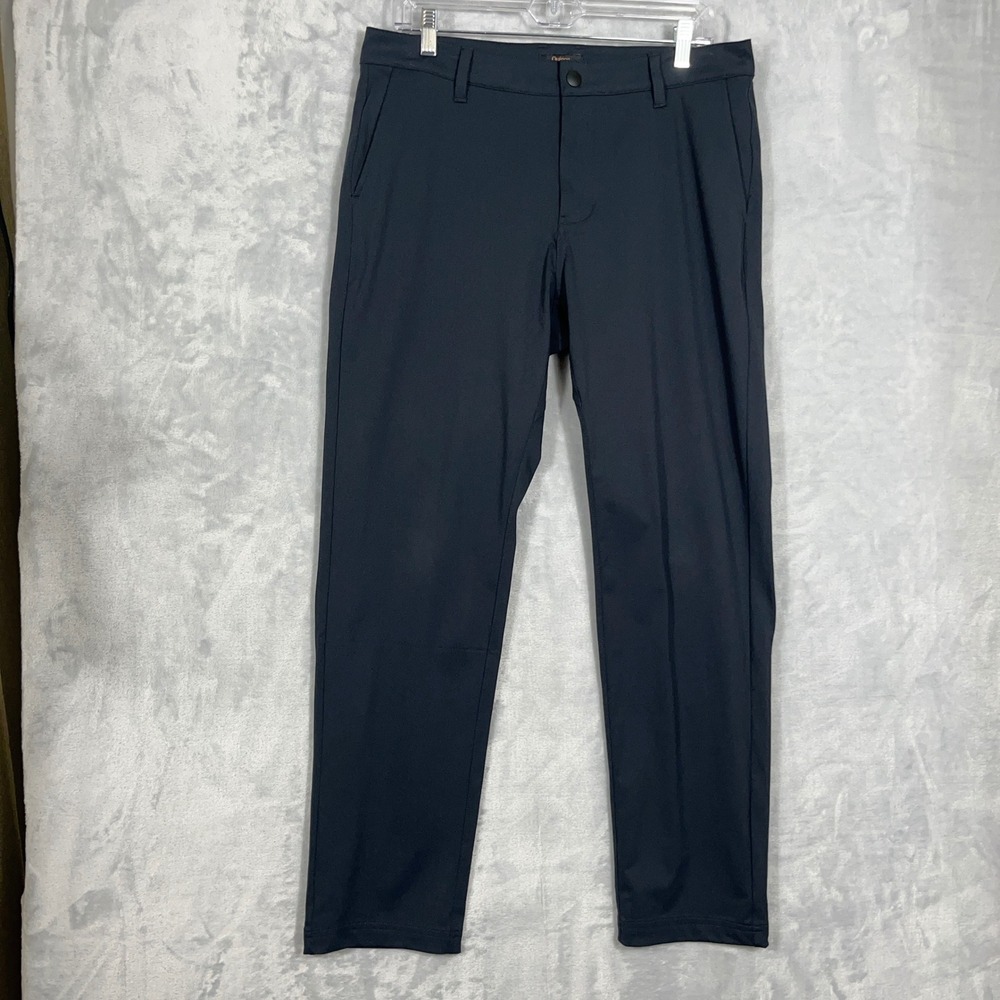 Quince Mens Golf Pants 32x30 Midnight Black ProTech Performance Stretch Chino - Picture 1 of 9